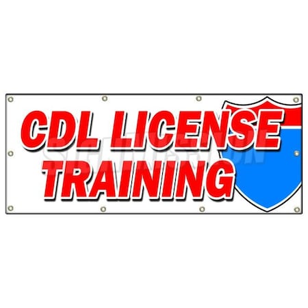 Signmission CDL LICENSE TRAINING BANNER SIGN trucker truck driver trucking school B-96 Cdl License Training